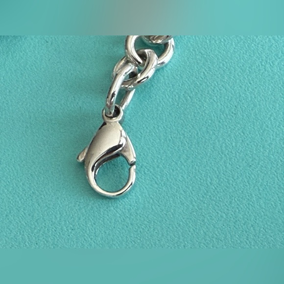 Tiffany&Co. Please Return To Oval Tag Modern Version Bracelet 7 1/4” - Picture 7 of 13